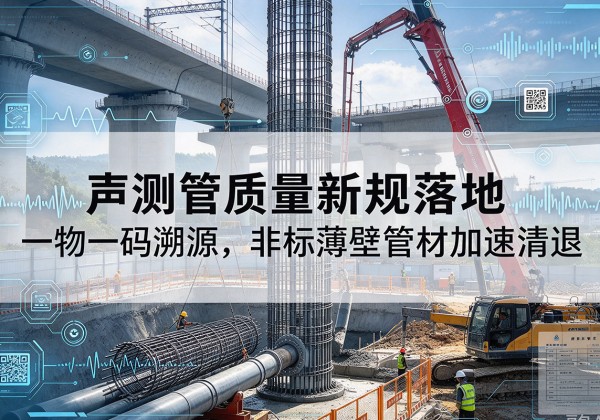 包头声测管质量新规落地，一物一码溯源，非标薄壁管材加速清退